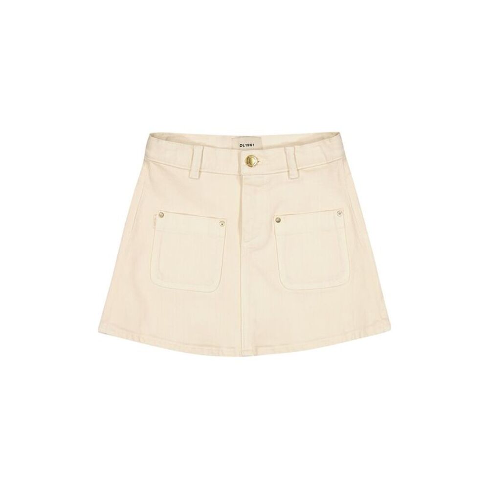 Dl1961 Girls Jenny Mini Skirt, Beige